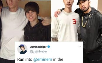 ‘He’s worried he’s going to end up in bad trouble’: Eminem invites Justin Bieber to stay in hope of ‘talking him into therapy’ 'He's worried he's going to end up in bad trouble': Eminem invites Justin Bieber to stay in hope of 'talking him into therapy' Watch in the comments 😍