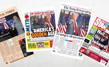 The world reacts to Donald Trump’s historic 2024 presidential election win in newspaper front pages