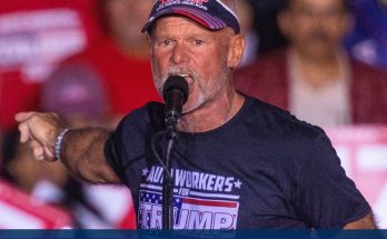 Auto Workers for Trump leader addresses Michigan rally after Ford Motors announces layoffs ahead of holidays