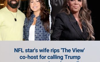 Dolphins star's wife slams 'The View' cohost for calling Trump supporters ‘uneducated White women’