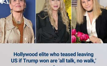 Trump's victory: Hollywood elite who vowed to leave US if he won are 'all talk, no walk,' expert says