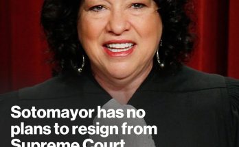 Sotomayor has no plans to resign from Supreme Court, sources say