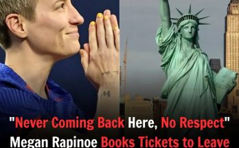 “Never Coming Back Here, No Respect” Megan Rapinoe Books Tickets to Leave America