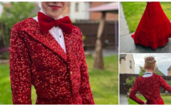 Boy, 16, divides the internet with billowing ballgown, some say he’s ‘stunning’ others say ‘vile’