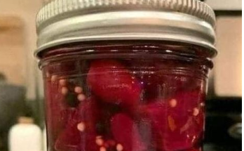 Healthy pickled beets