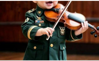 Incredible! A 2-year-old child plays the violin, leaving the audience in tears with her stunning performance!