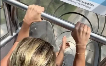 Woman Ignores Extreme Water Slide’s ‘No Women’ Sign And Goes Down It Anyway