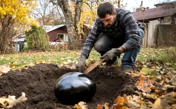 I Returned Early to Surprise My Husband Only to Find Him Burying a Large Black Egg in Our Garden - Its Mystery Brought Us Closer