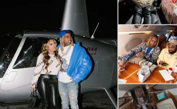 Lil Durk is so rich that he had to buy his own helicopter to spend some money