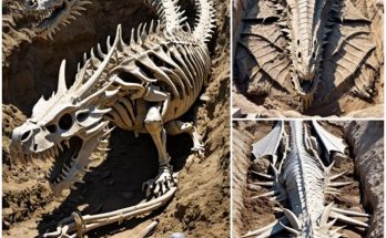 China Unveils Amazing Two-Headed Dragon Fossil: A 100,000-Year-Old Fire-Breathing Marvel Shocking Archaeologists.