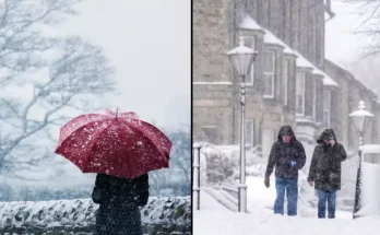 Met Office issues two warnings ahead of ‘Arctic blast’ set to hit UK tomorrow The UK is going to experience weather that's unusual for this time of year