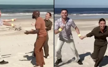 Coleen Rooney shakes head after I'm A Celeb co-star made Wagatha Christie joke within seconds of meeting her They just ran off and left poor Melvin Odoom alone on the beach