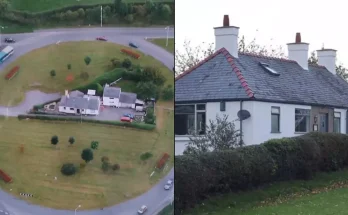 Family who live in middle of roundabout and refuse to sell home speak out They don't want to sell the place, but they do admit it can get a bit busy round their way