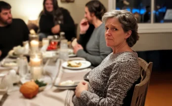 My MIL Showed Up to Thanksgiving Dinner Hiding Something Under Her Sweater — Everyone Went Pale When Her Secret Was Revealed