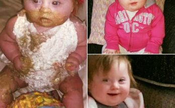 Down syndrome baby mocked by trolls for eating birthday cake let’s show her our support