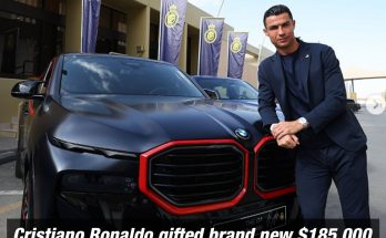 Cristiano Ronaldo gifted brand new $185,000 BMW MX with personalized license plate