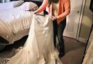 I Found My Daughter’s Wedding Dress Cut to Pieces with My Stepdaughter Standing over It – I Thought She Did It, but I Was Wrong