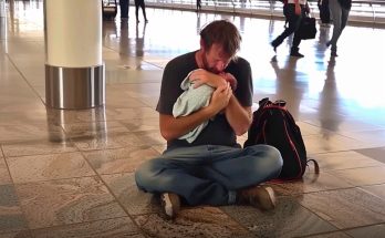 Widower Is Barred from Boarding a Flight with His Newborn Baby, 82-Year-Old Meredith Helps Him — Story of the Day