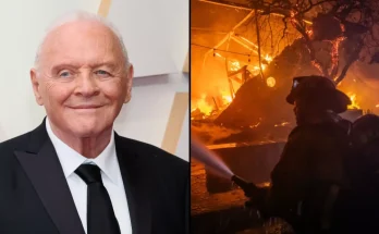 Anthony Hopkins shares important message after 'losing his own home' in the LA wildfires